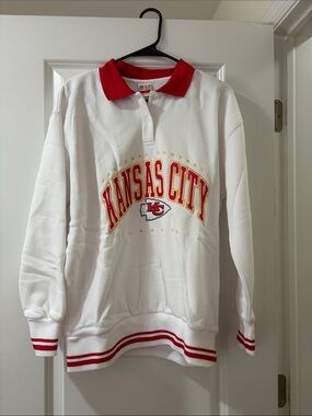 Kansas City Chiefs NFL Fashion Nova SOFT sweater White & Red BNWT Make Offer!